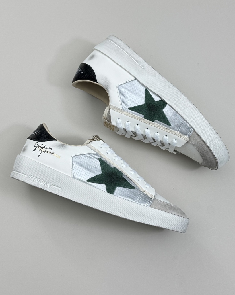 Golden Goose Stardan Leather And Suede Sneaker
