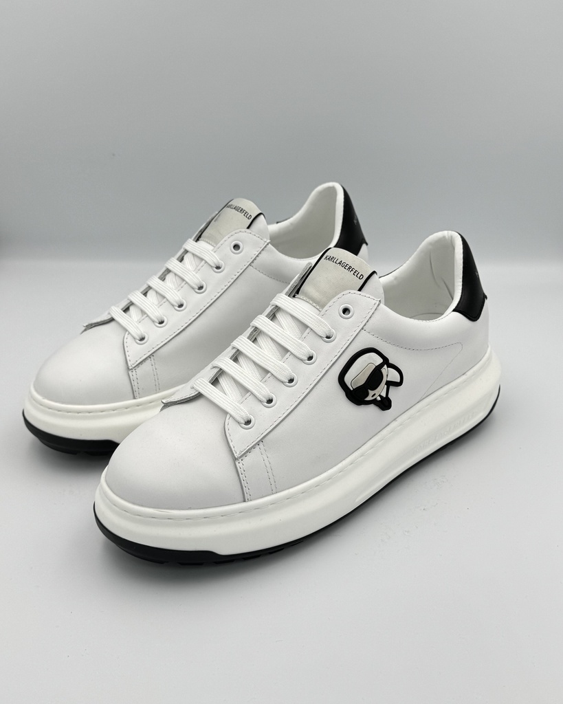Karl Face Logo Sneaker White/Black