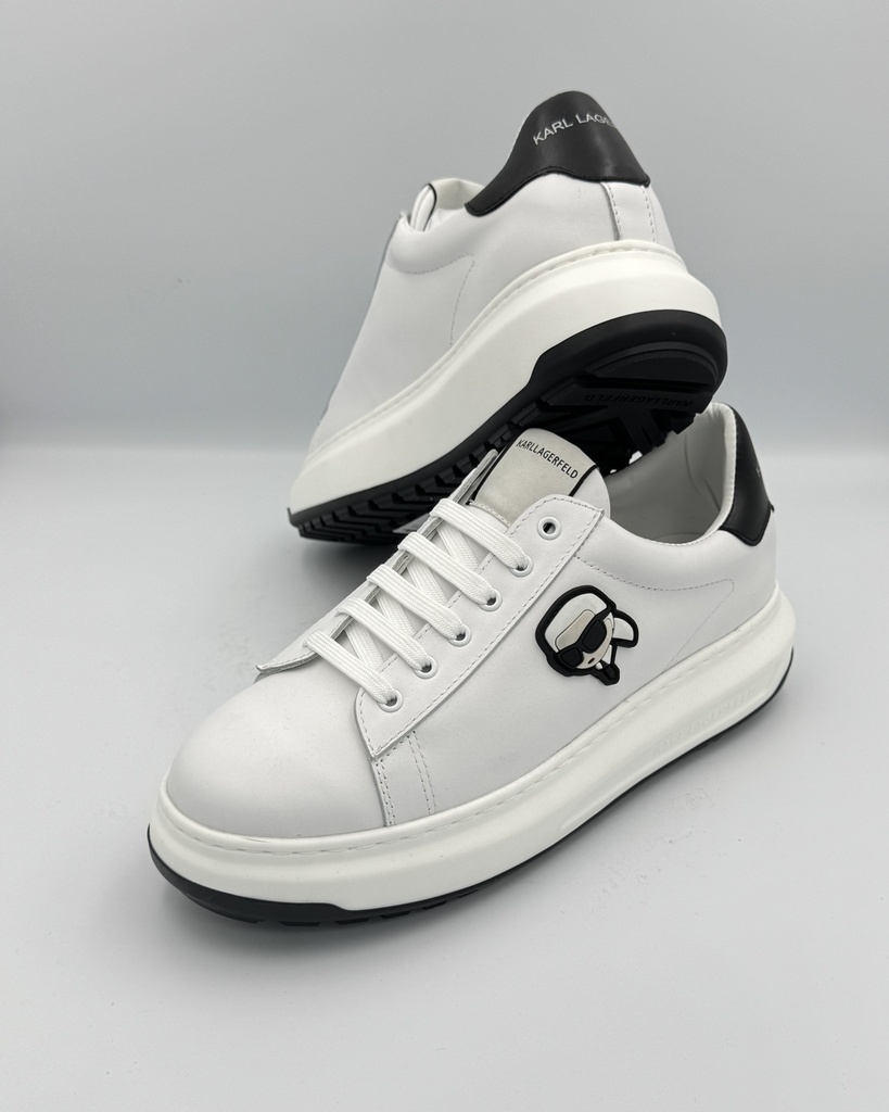 Karl Face Logo Sneaker White/Black
