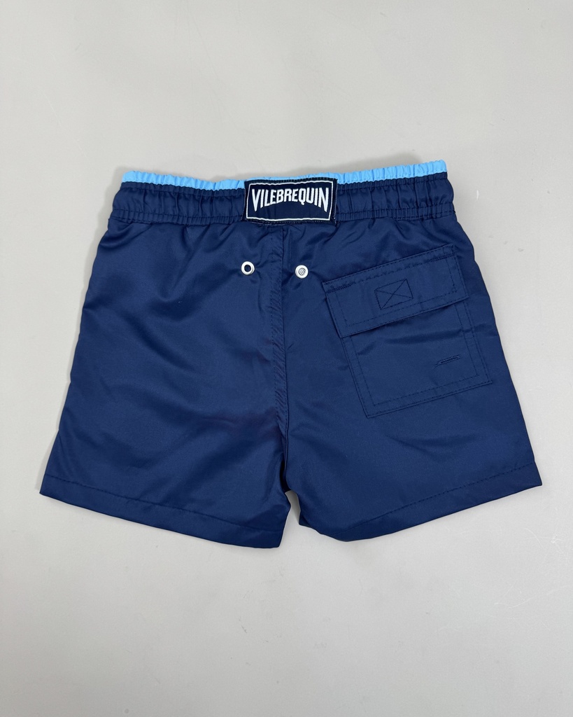 Vilebrequin Kids Plain Swim Short Dark Blue