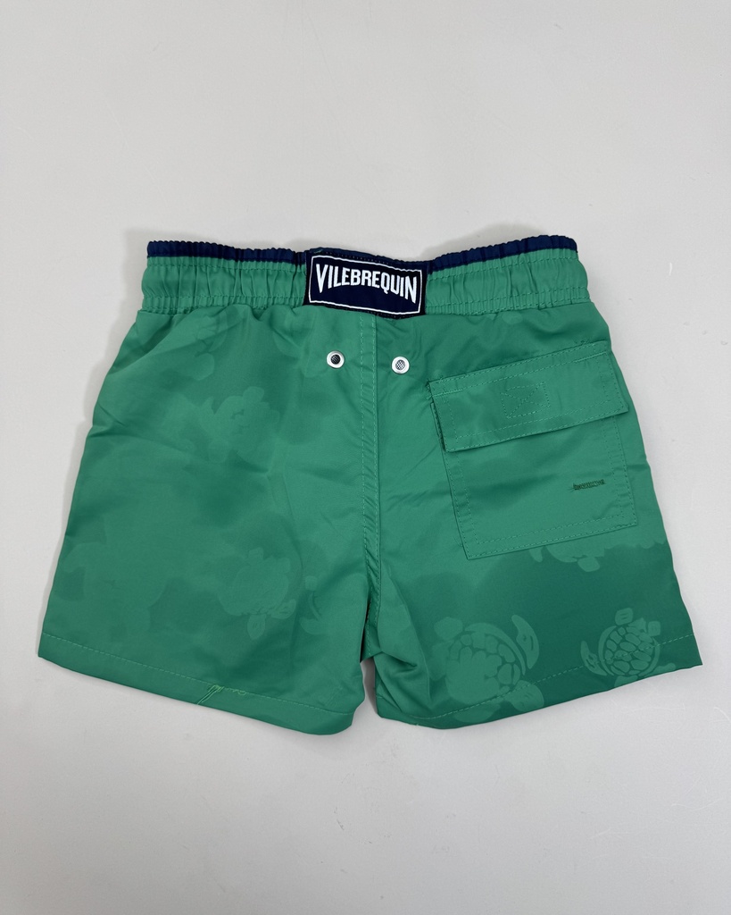 Vilebrequin Kids Plain Swim Short Dark Green