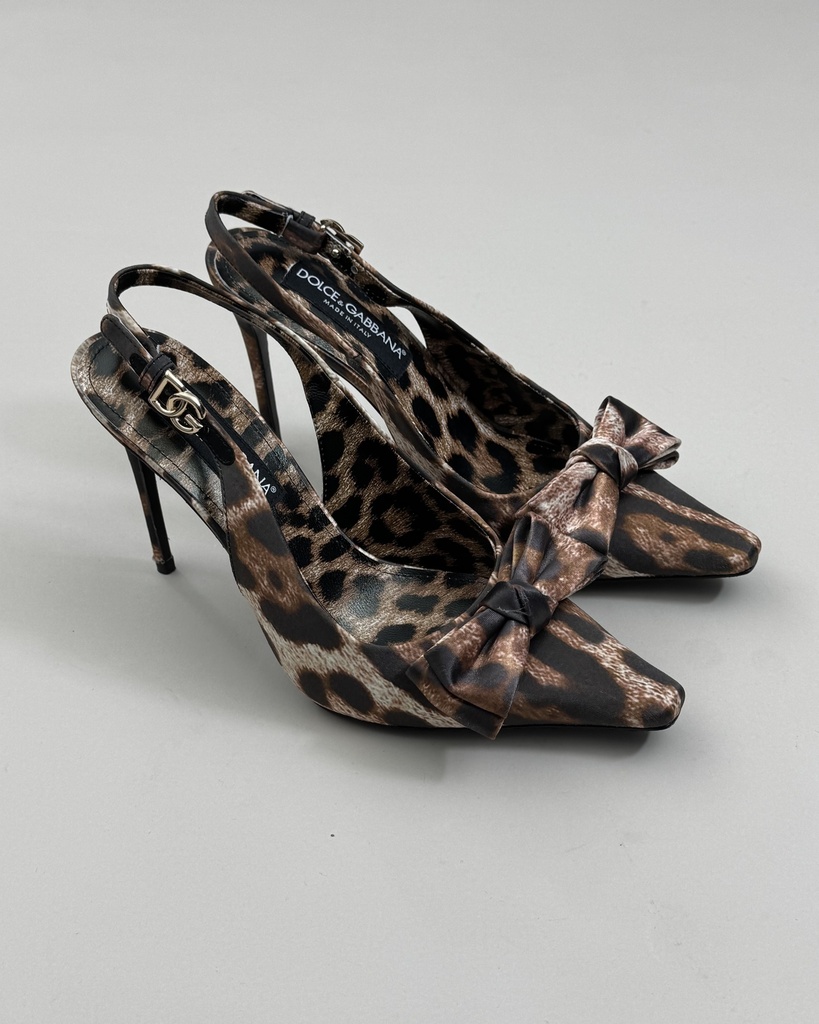 Dolce Leopard Heels Sandal