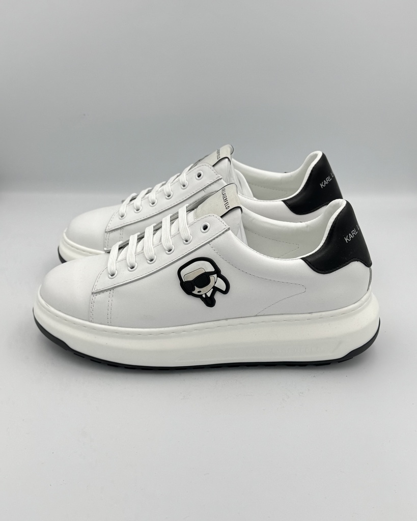 Karl Face Logo Sneaker White/Black