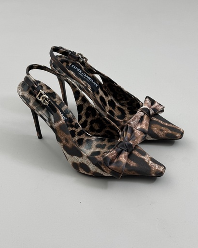 Dolce Leopard Heels Sandal