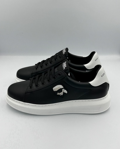Karl Ikonic Lace Up sneaker Black/White
